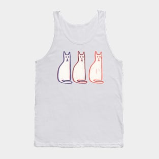 Three Cats Tank Top